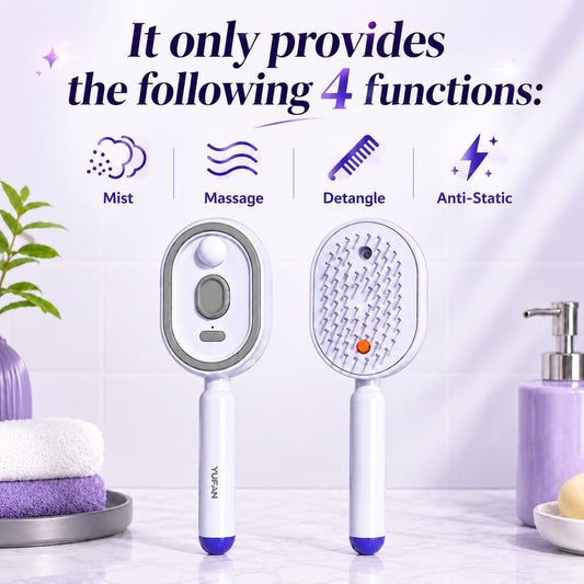 Electric Mist Massage Hair Brush