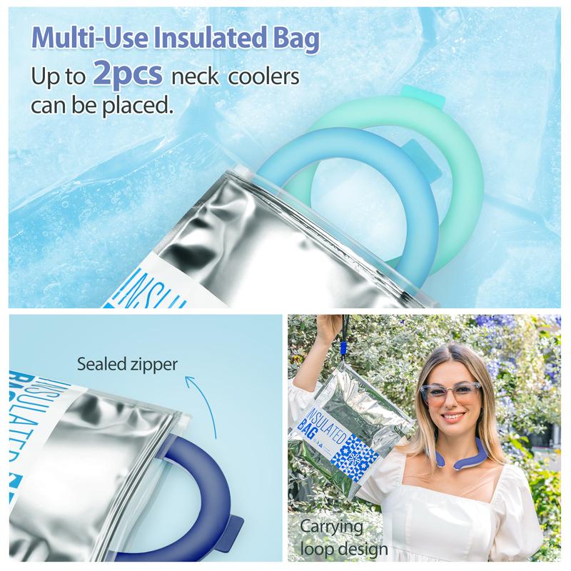 Neck Cooling Tube with Insulated Bag