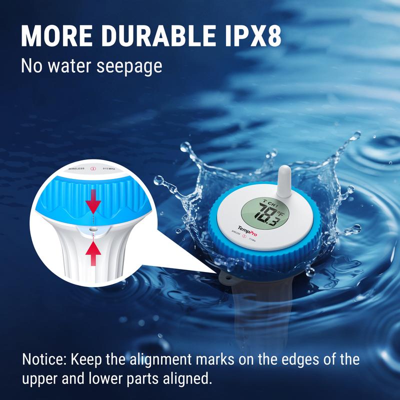 TempPro™ Wireless Floating Pool Thermometer