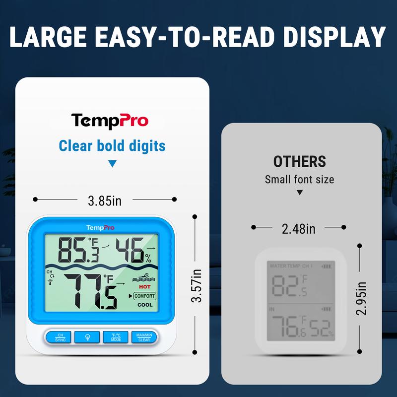 TempPro™ Wireless Floating Pool Thermometer