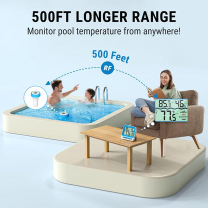 TempPro™ Wireless Floating Pool Thermometer